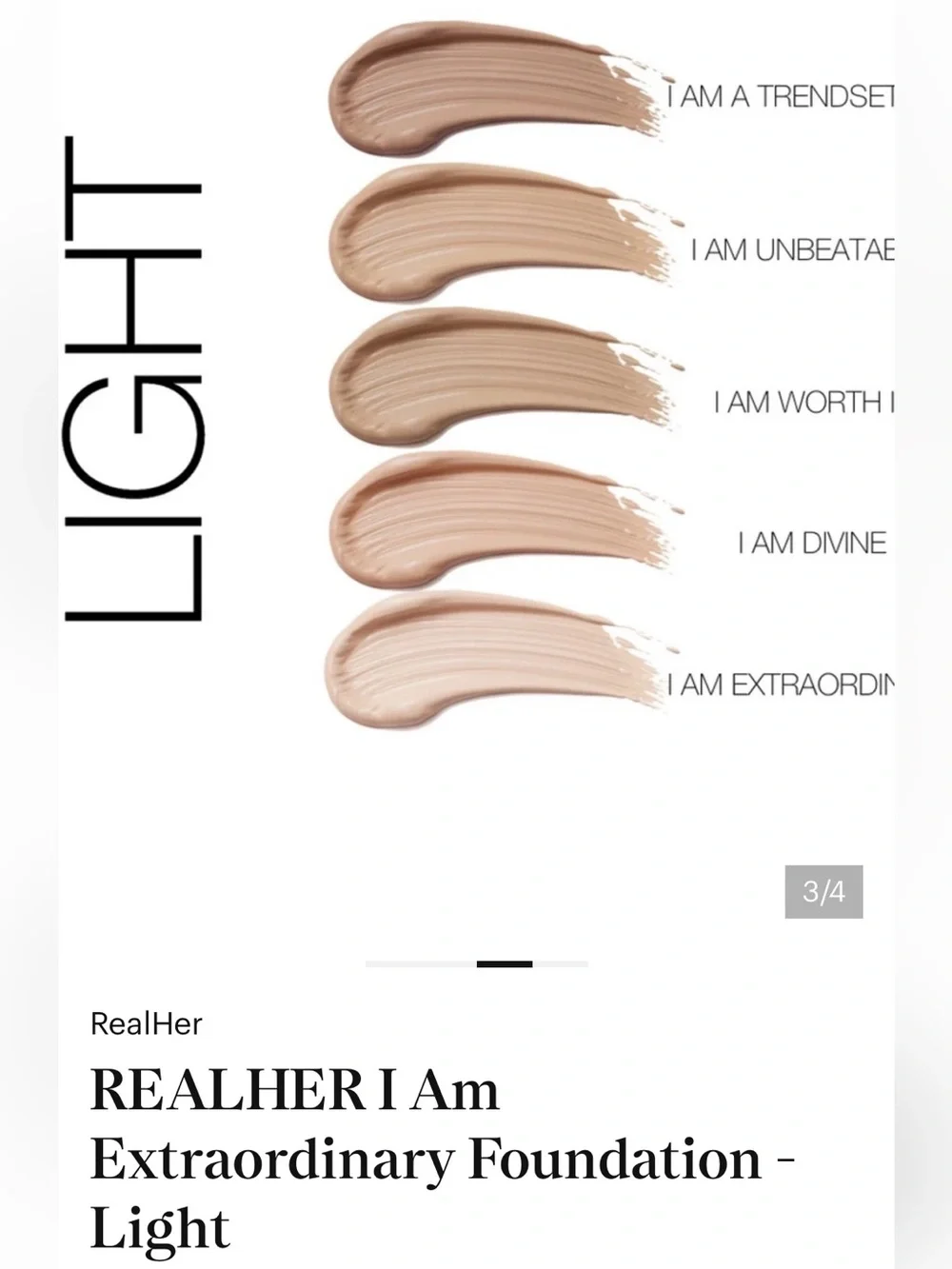 RealHer Power Wear Probiotic Foundation - Porcelain Shade